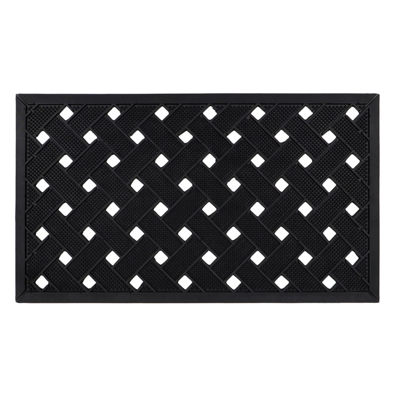 Non-Slip Geometric Outdoor Doormat