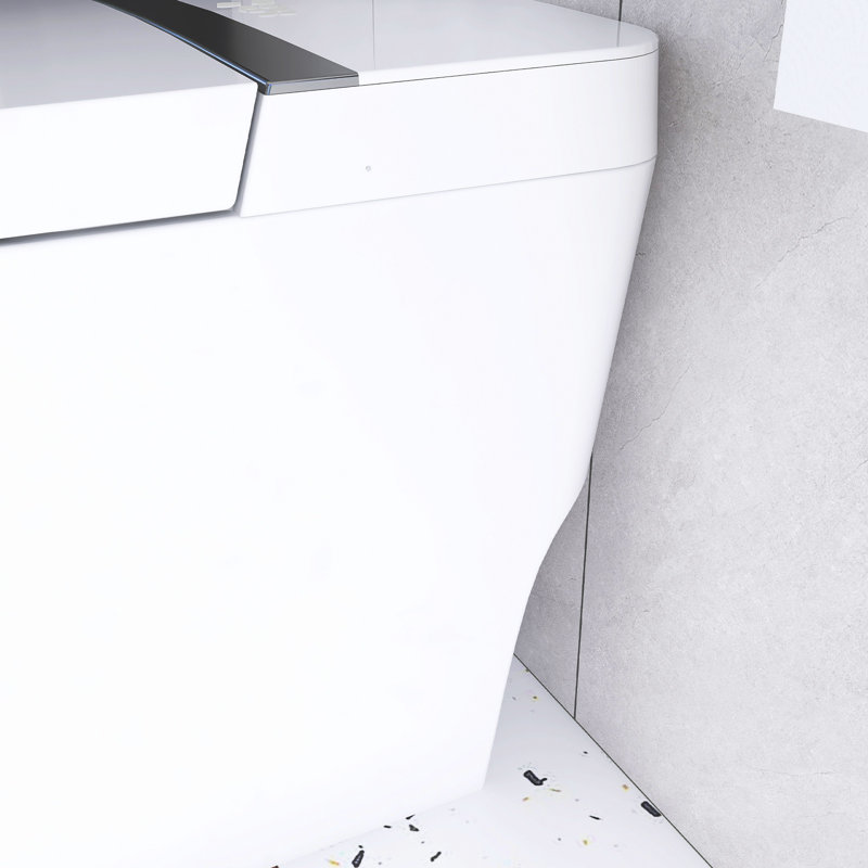 Toilette à simple chasse en céramique Smart toilettes 1,05 GPF