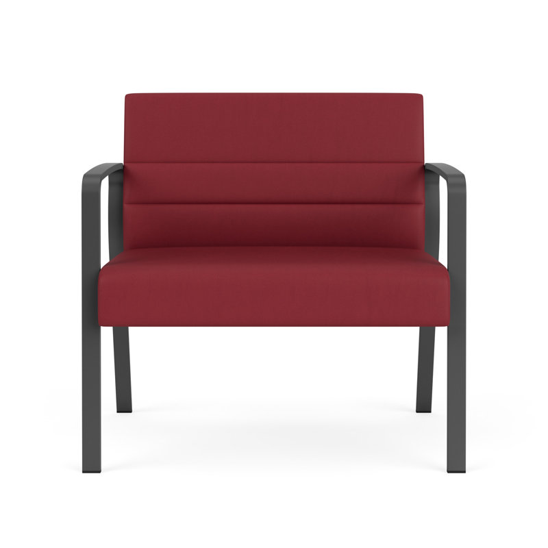 Chaise bariatique Waterfall, Gris anthracite, Bordeaux Patriot Plus - nettoyez le vinyle avec un