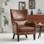 Adetola Upholstered Wingback Chair With Ottoman Footstool