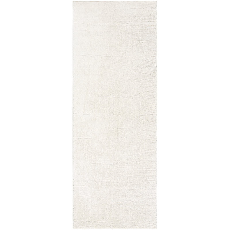 Asfand Machine Woven Cream Area Rug, Runner 2'8" x 7'3"