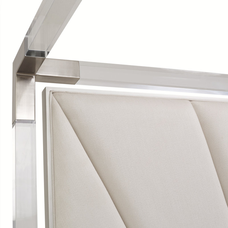 Penthouse Eastern King Canopy Bed - Ash Gray