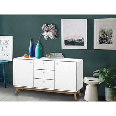 Justine 140Cm Wide 3 Drawer Sideboard