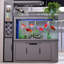 Grand aquarium en verre gris 51,18 po avec système de filtration-130004278-130004280