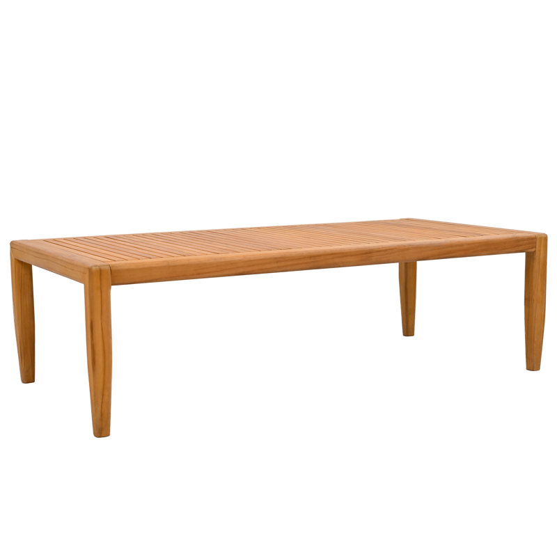 Soma Outdoor Rectangular Teak Coffee Table