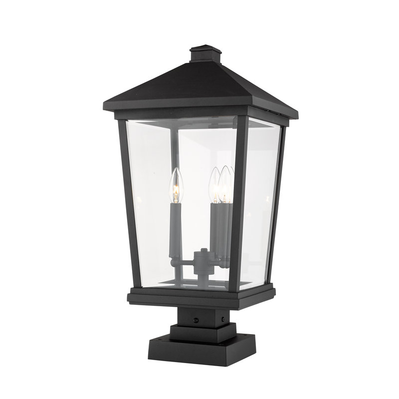 Luminaire suspendu à 3 lumières Bourke, Noir