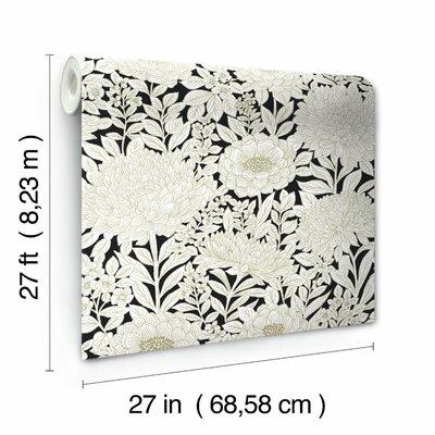 York Wallcoverings Floral Double Roll & Reviews | Wayfair