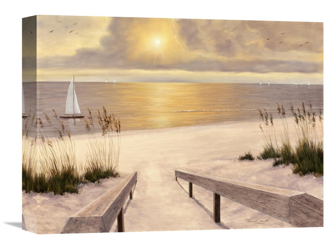 " Beach Glow " by Diane Romanello Global Gallery 