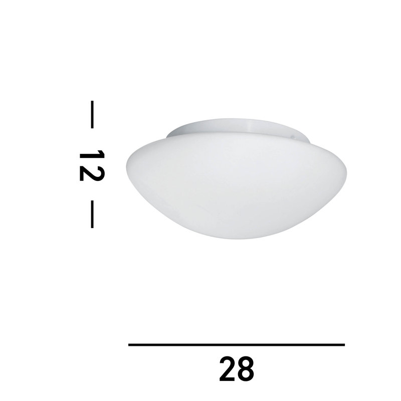 Osbaldo Glass Flush Mount