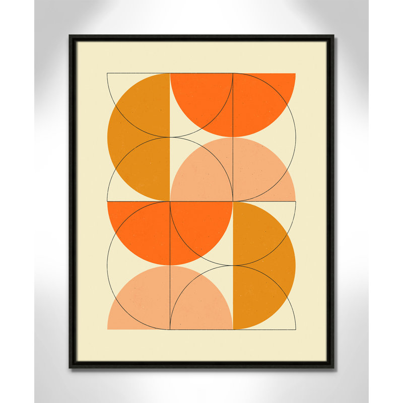 «Imaginaire 2» par Blue, Framed Canvas, L 23,5 po x H 29,5 po, Flottant espresso