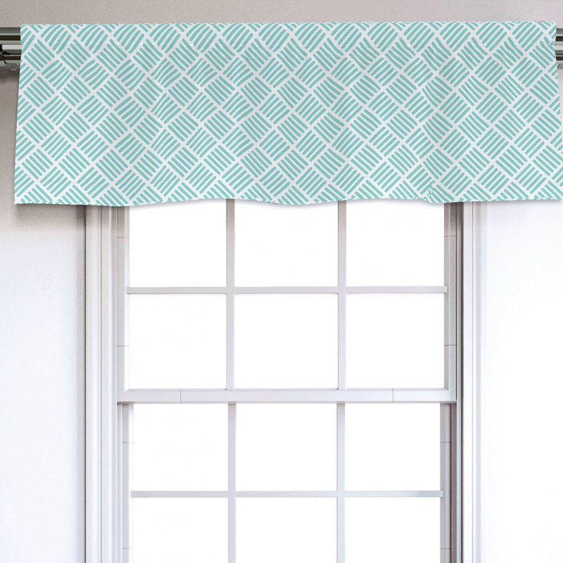 Sateen Ruffled Window Valance