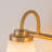 Modern Transitional Frosted Tapered Glass Vanity Light-771492611
