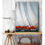 « racing the wind the wind », reproduction d’art sur toile tendue encadrée premium-790260413