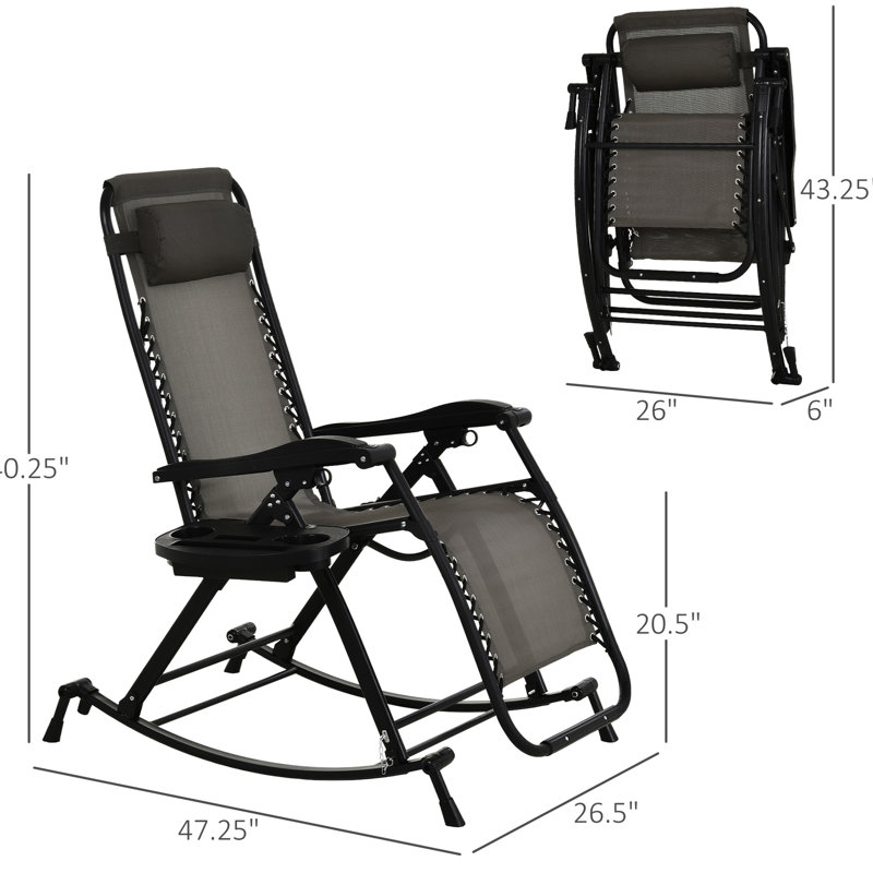 Fauteuil inclinable d'extérieur Gravity