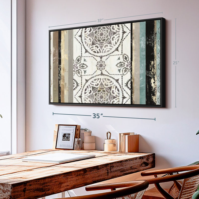 " Modernized I Wall Art ", 25" H x 37" W