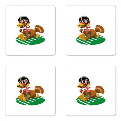 Square 4 Piece Coaster Set