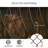 Alescia 3 Panel Steel Fireplace Screen