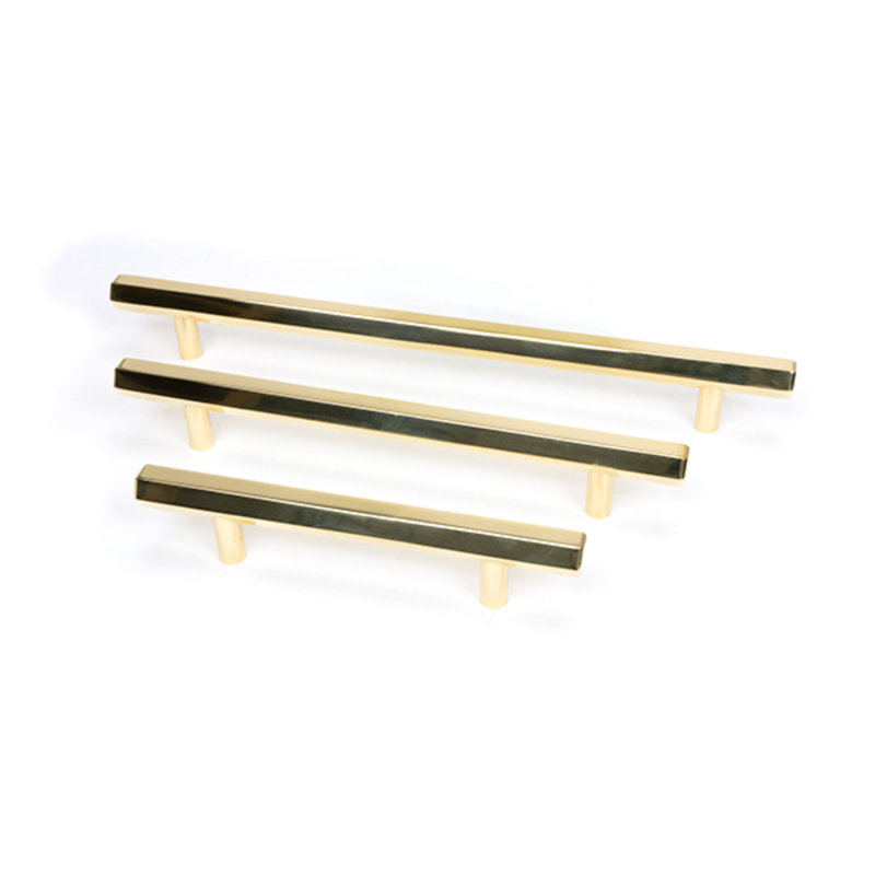 Bar Handle, Polished Brass, 22.4 cm
