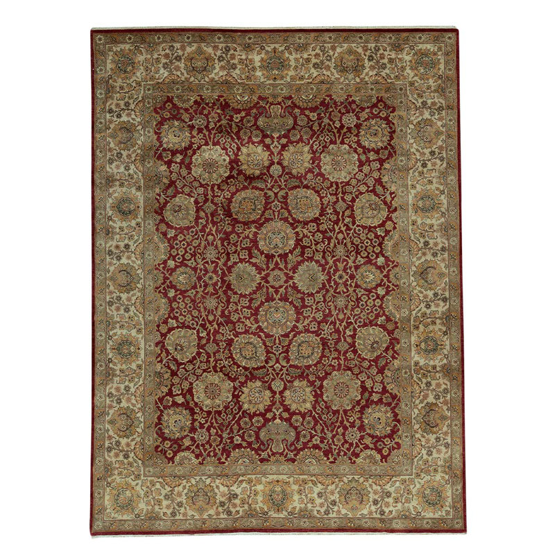 Wool Oriental Area Rug, Rectangle 9' x 11'11"
