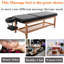 Table pliante rectangulaire ajustable 74,8 po Emaline