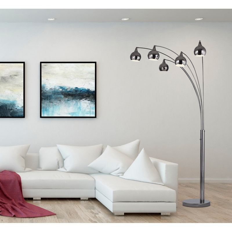 Amore 86'' Silver Tree Floor Lamp