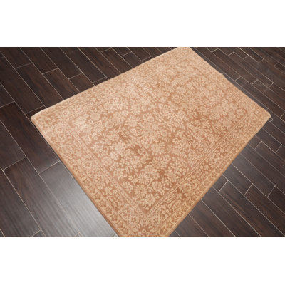 Zabel One-of-a-Kind 4' X 6' Wool Area Rug in Light Brown