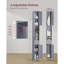 Engineered Wood Freestanding Linen Cabinet