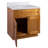 Brookings 31 Inch Bathroom Vanity with Cultured Marble Top, Assembled, Sherwin Williams® White – Design House, 214759-96679785-98952629-98952630