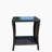 Outdoor Patio Furniture Coffee Table With Clear Tempered Glass-1282092347