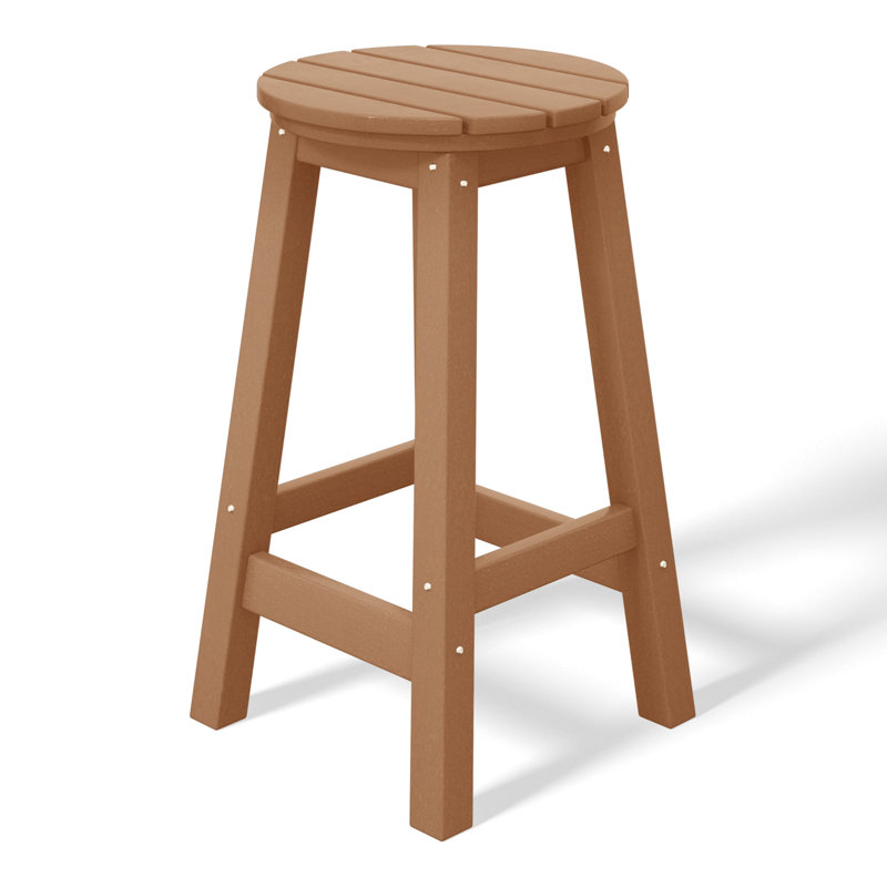 Tabouret d'extérieur Laguna, Brun clair, 24"