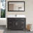Lachine 48'' Single Bathroom Vanity with Carrara Marble Top-33561663