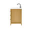 Meuble-lavabo de salle de bain avec tiroirs, tablettes réglables, boîtier de centrale électrique intégré-753087019