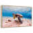 Floating Frame Natural Wood