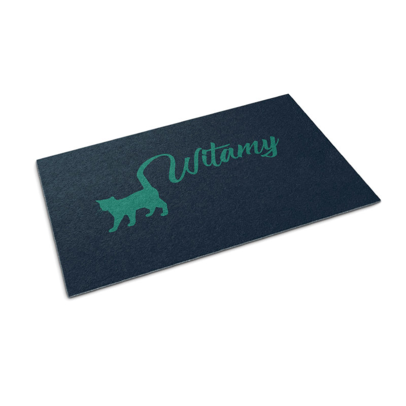 Non-Slip Floral Outdoor Doormat