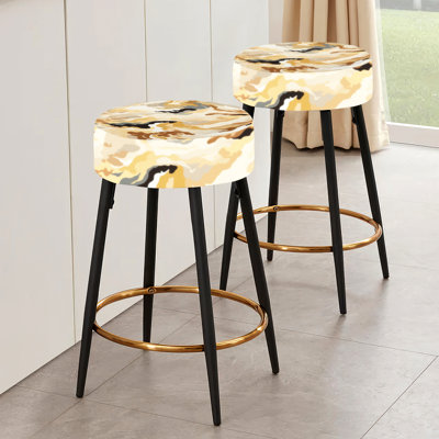 Desert Sand Dune Camouflage - Ensemble de 2 tabourets de bar Camouflage