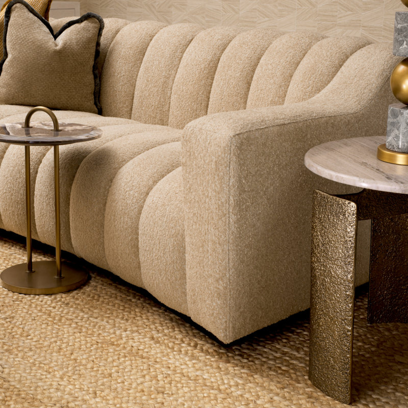 Side Table Bodega Antique Brass Finish