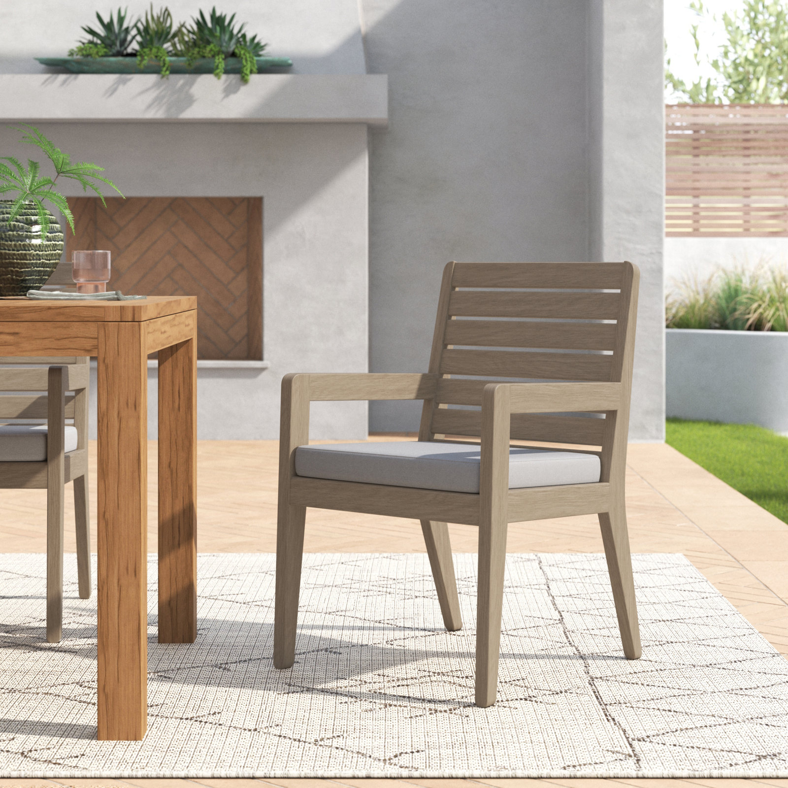 Ojai Acacia Patio Armchair