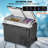 Portable Car Refrigerator Freezer Compressor 58 L Dual Zone for Home Car