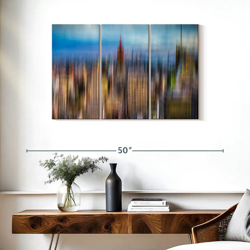 Sirci Empire State Building et l'horizon de New York I, H 24 po x l 38 po
