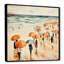 «Umbrella Beach Day Tranquitt I - Beach People», art mural-2059040006-2001372958
