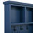 Farmhouse 4-In-1 Hall Tree With Wood Grain Bench And Storage Drawers, Blue-1315732260
