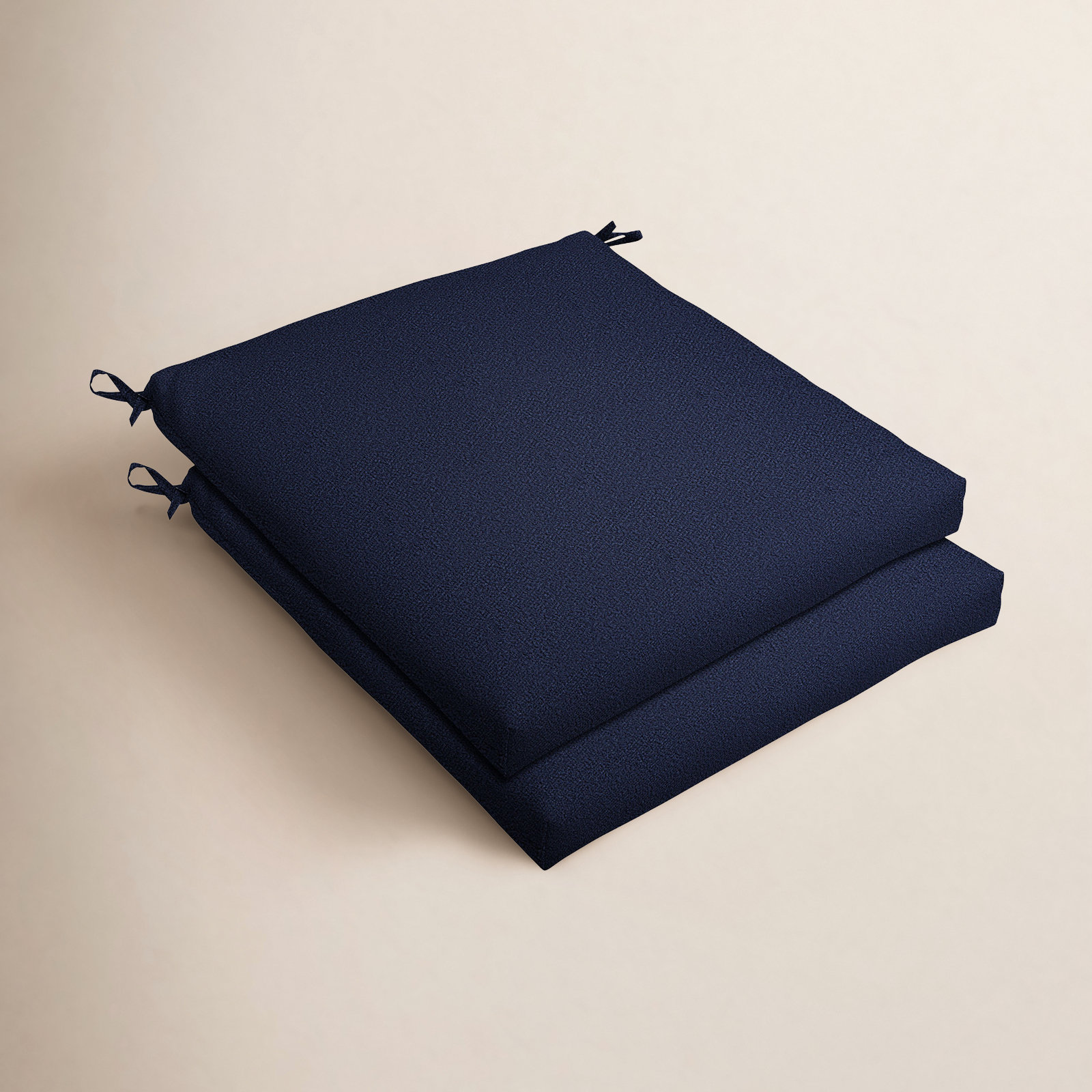 Outdoor Dining Chair Cushion, Blue, 19" x 19"