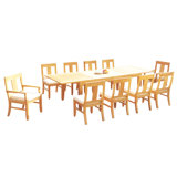 Lundys Outdoor 11 - Piece Teak Dining Set