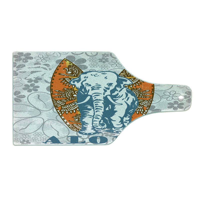 Planche à découper en verre trempé Ambesonne