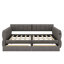 Grand lit tapissier avec options de chargement et de rangement USB intégrées-890040784