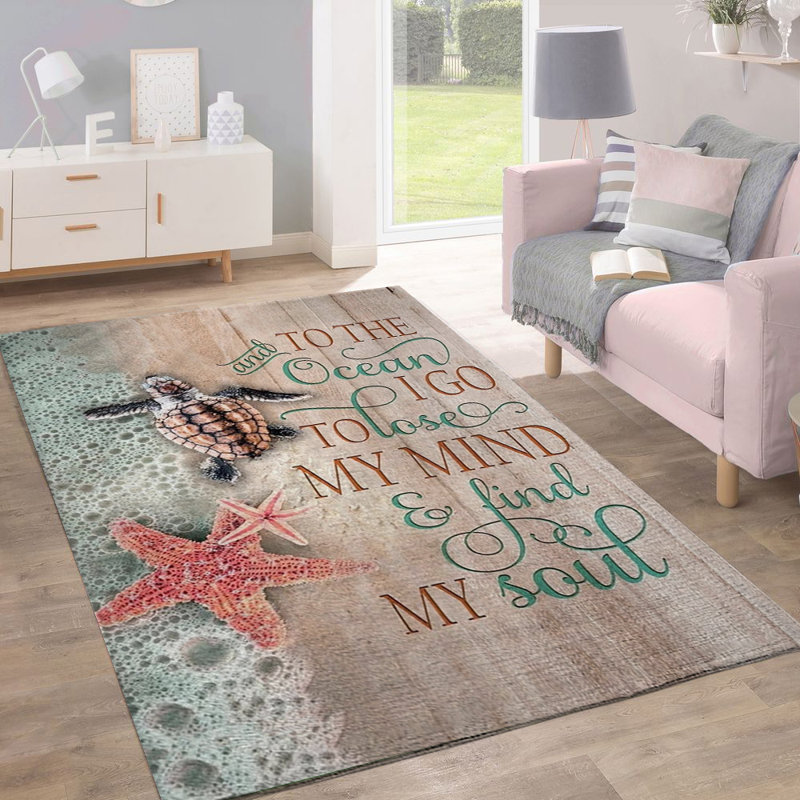 Tapis brun / rouge / bleu en polyester noué à la main 2 pi x 3 pi
