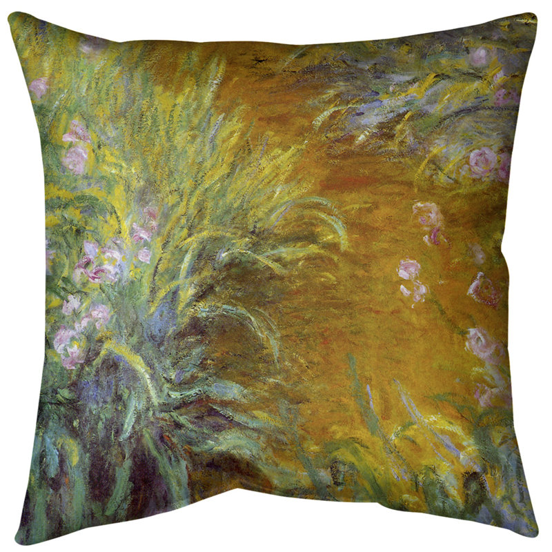 Housse de coussin Claude Monet, Faux lin