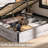 Tryston 3-pieces Rustic & Farmhouse Full Bedroom Set, White-118138201-118138204