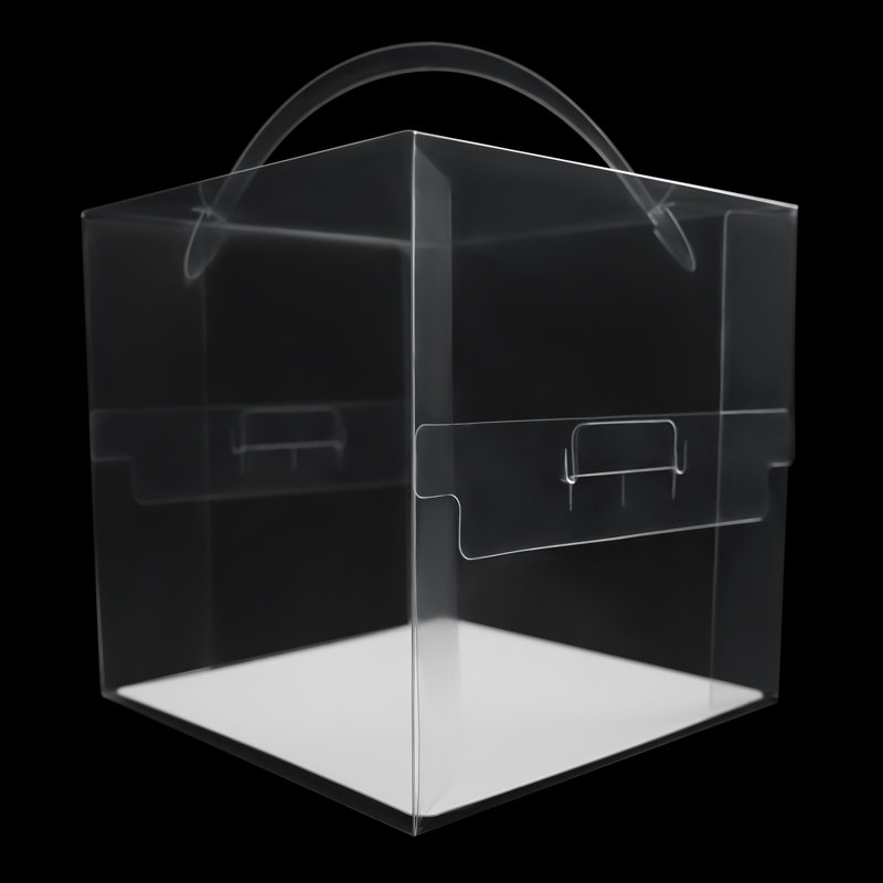 Set Of 50 Clear Cake Boxes Rectangle Cake Carrier Cake Carrier Box