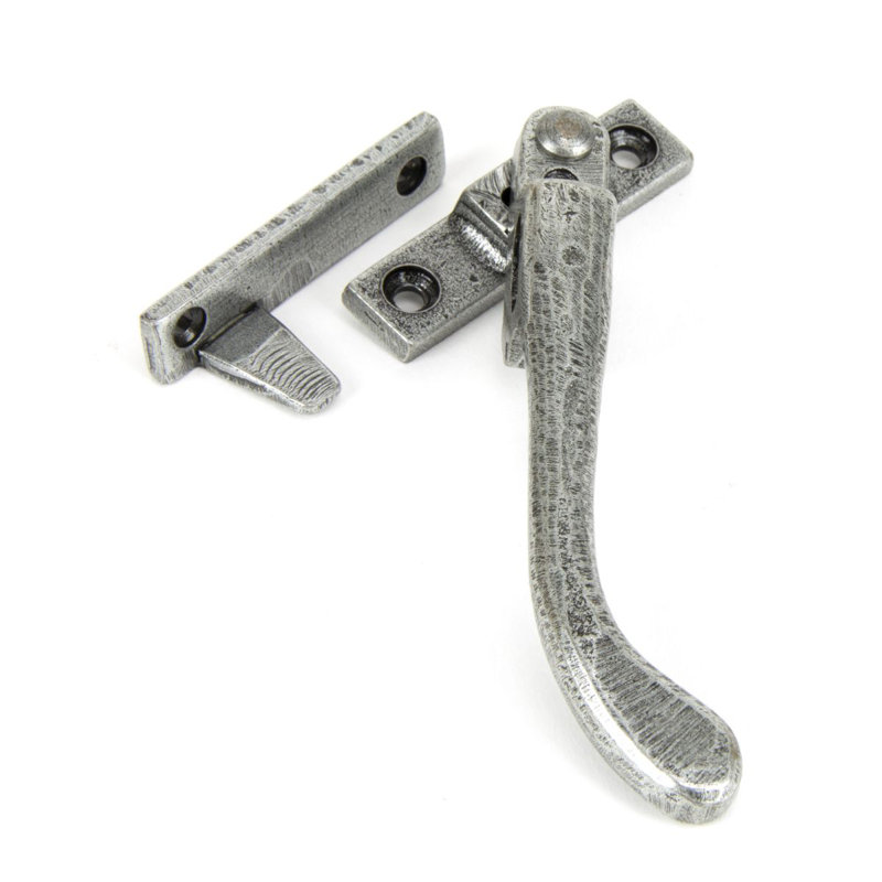 Night-Vent Peardrop Fastener Lock, Pewter